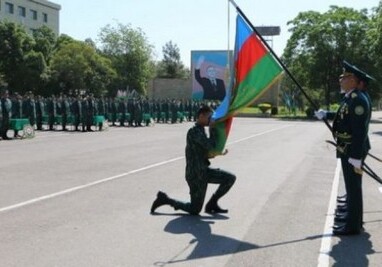 В воинской части ГПС Азербайджана прошла церемония присяги (Фото)