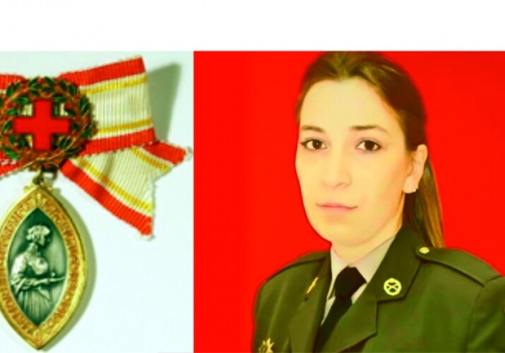 Военный фельдшер-шехид Ареста Бахышова удостоена медали имени Флоренс Найтингейл