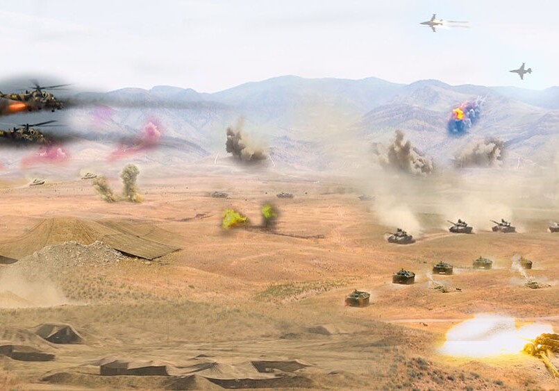 Учения ВС АР: Танковые подразделения и боевая авиация приступили к поставленным задачам (Фото-Видео)