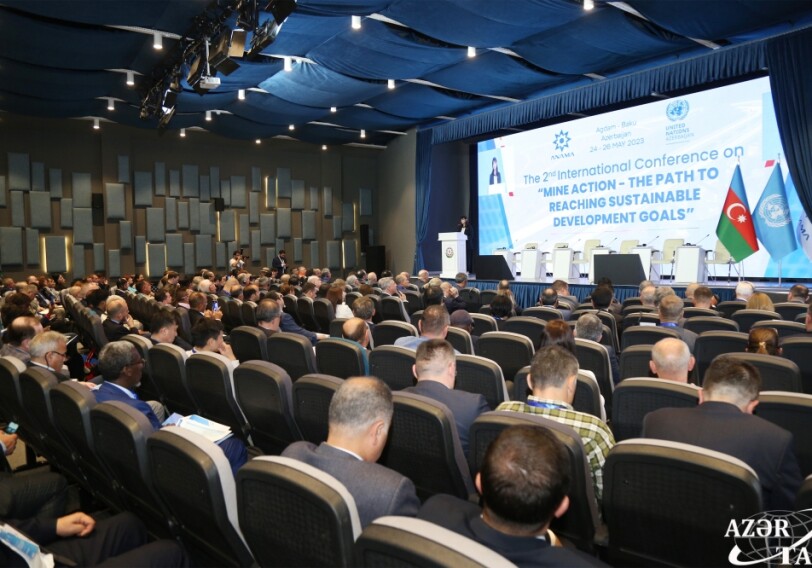 В Агдаме проходит международная конференция по разминированию (Фото)