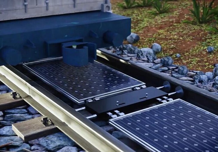 В Швейцарии предложили ставить солнечные панели между рельсов на железных дорогах