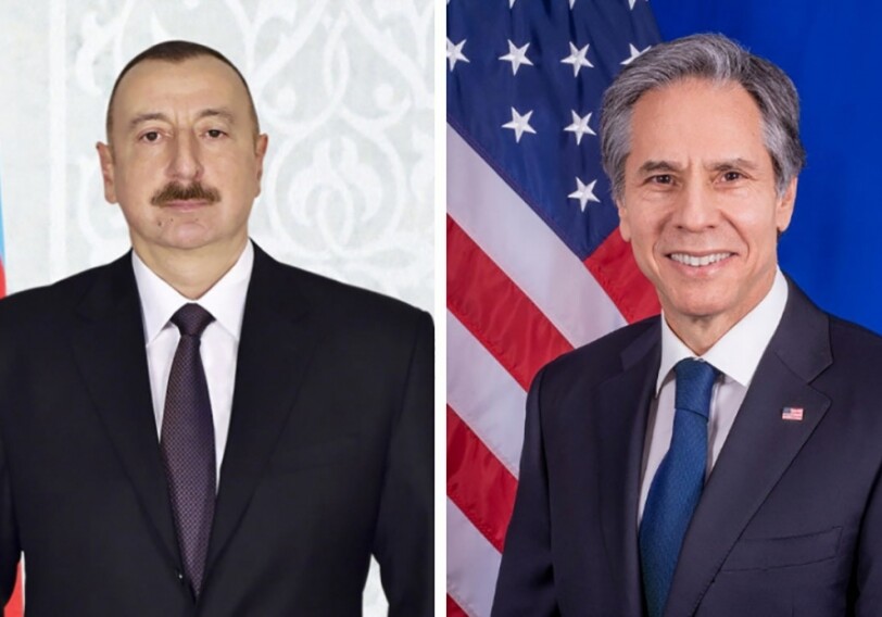 Госсекретарь США Энтони Блинкен позвонил президенту Азербайджана