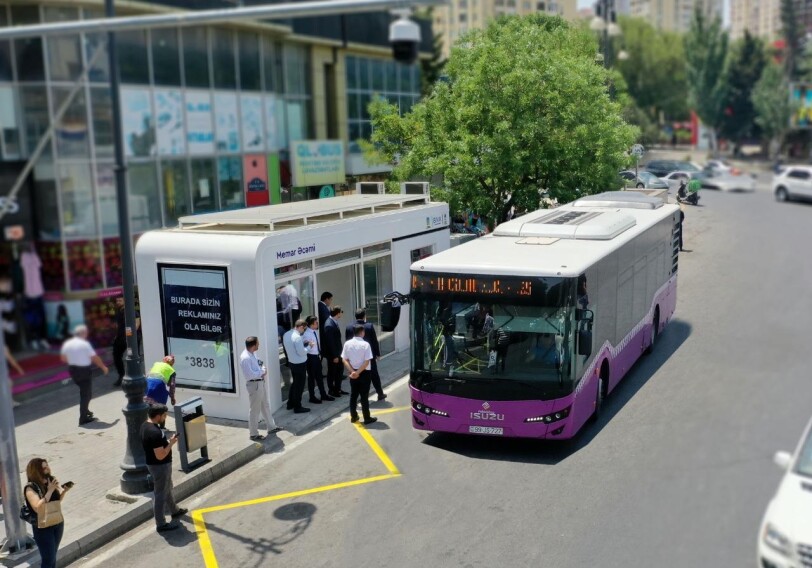 В Баку появятся 100 автобусных остановок с кондиционером (Фото-Подробности)