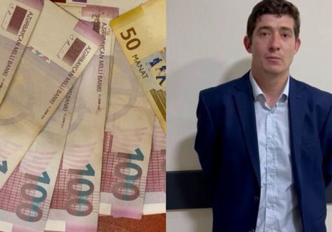 В Баку задержан мужчина, пытавшийся ограбить женщину возле банкомата (Видео)