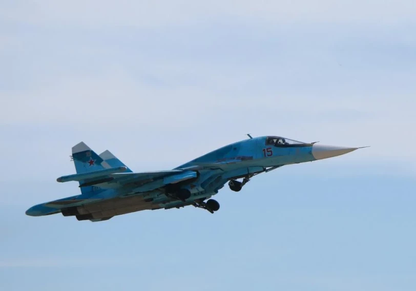 В Украине сбит российский самолет Су-34