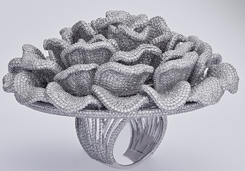 Мировой рекорд: кольцо с 24679 бриллиантами попало в Книгу рекордов Гиннесса