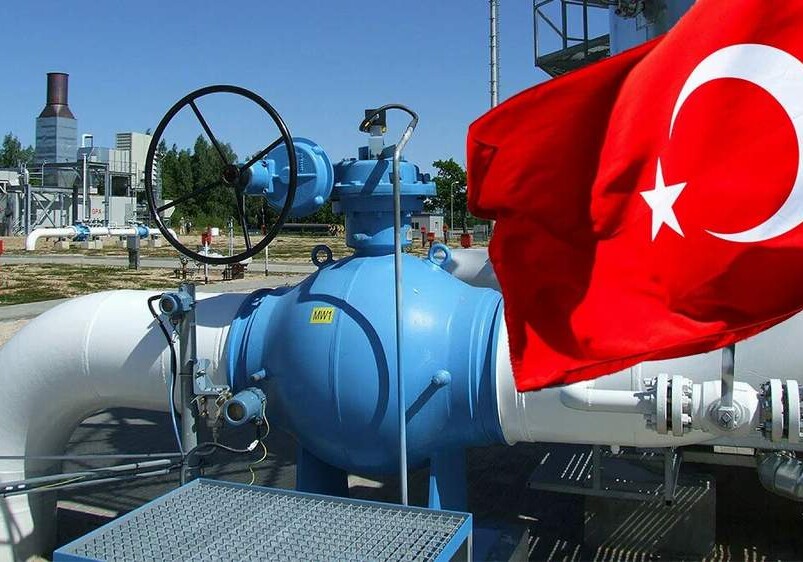 Газовый узел в Турции   