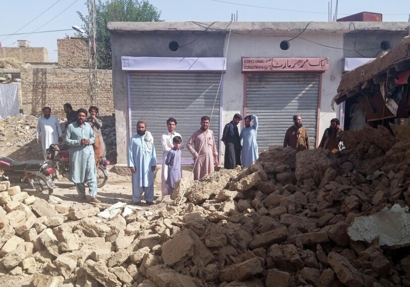 Сильное землетрясение произошло в Пакистане