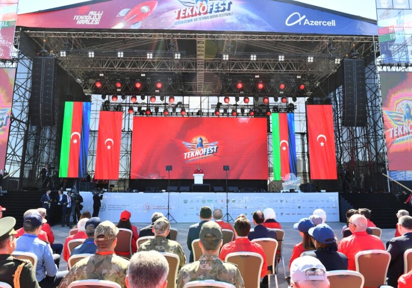 Ильхам Алиев и Эрдоган на фестивале TEKNOFEST Azerbaijan - Прямой эфир (Обновлено)