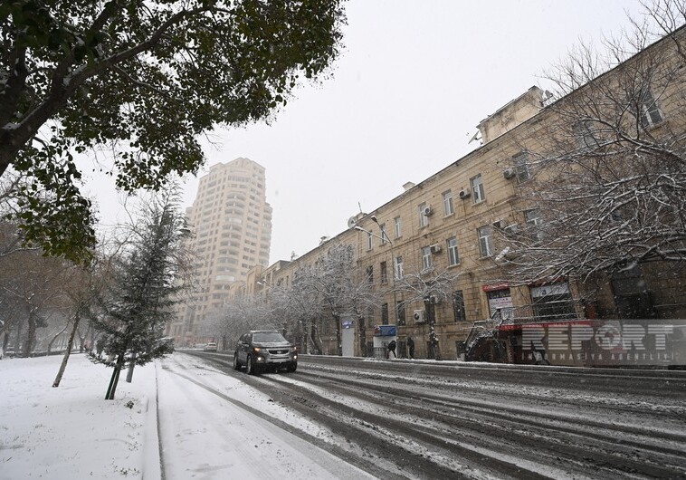 Завтра в Азербайджане ожидаются снег и гололед - С 13 января температура воздуха повысится, осадки прекратятся