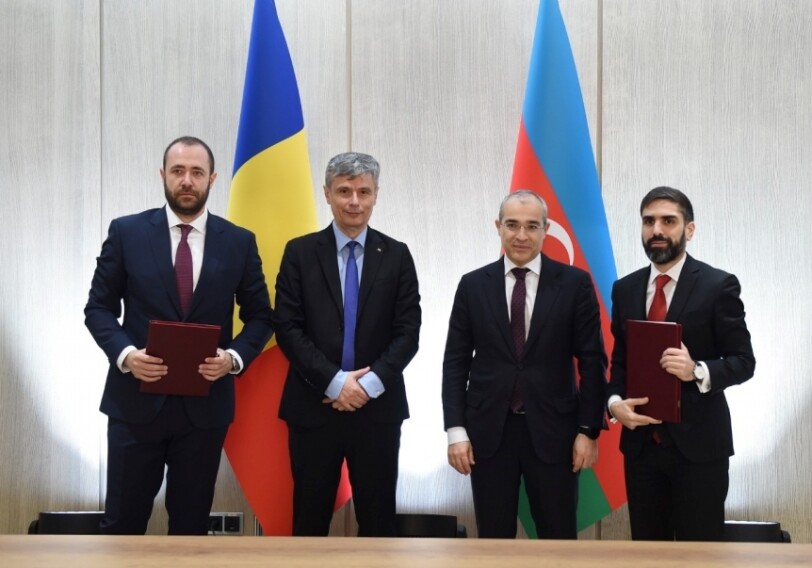 Азербайджан и Румыния подписали соглашение о поставках газа (Фото)