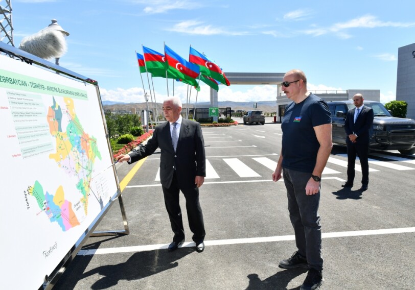 Ильхам Алиев открыл 330-киловольтную узловую подстанцию «Джебраил» (Фото)