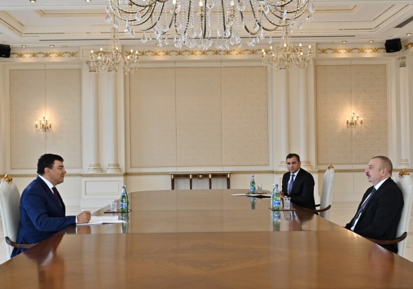 Президент Ильхам Алиев принял заместителя премьер-министра Узбекистана (Фото)