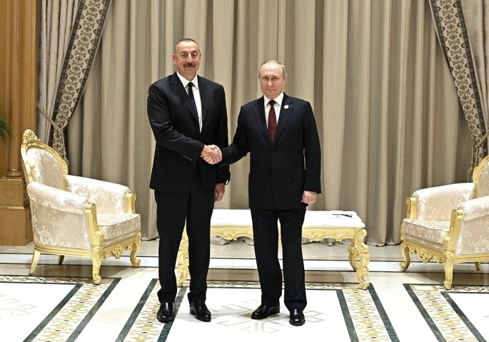 Ильхам Алиев встретился в Ашхабаде с Владимиром Путиным (Фото-Обновлено)