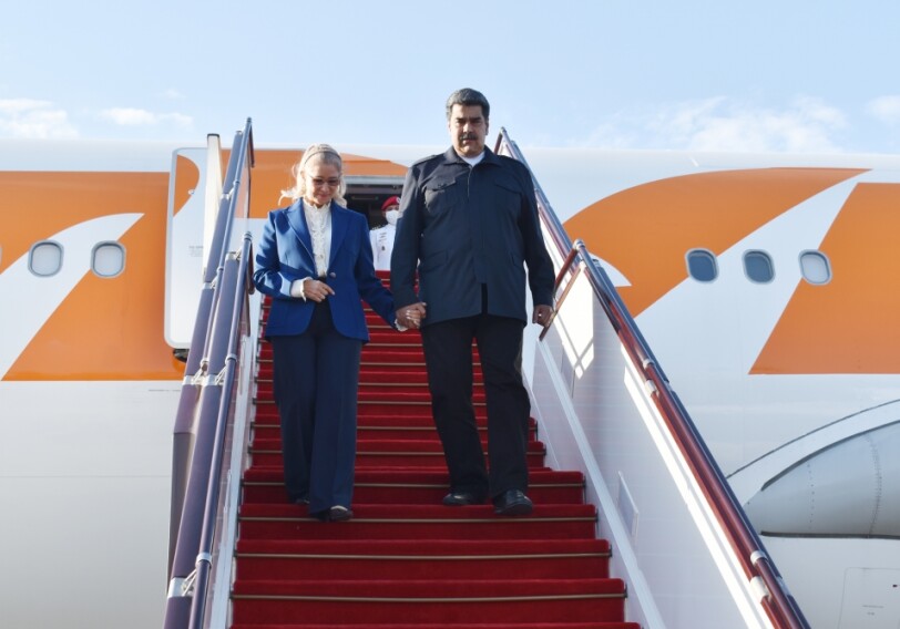 Президент Венесуэлы прибыл в Азербайджан (Фото)