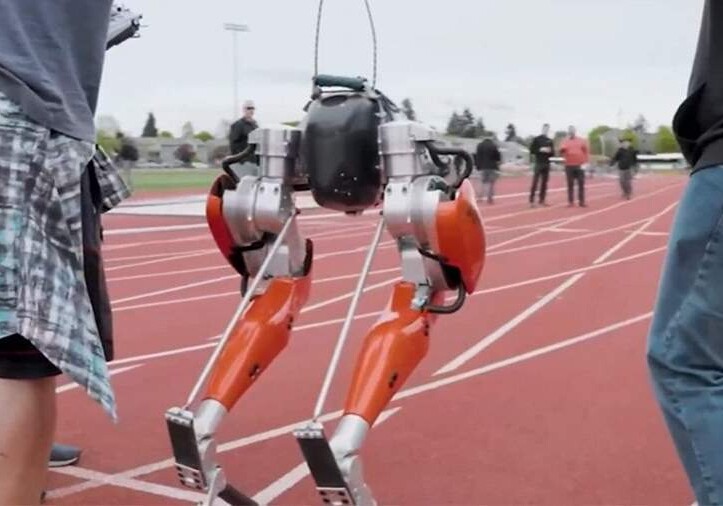 В США создали самого быстрого двуногого робота (Видео)