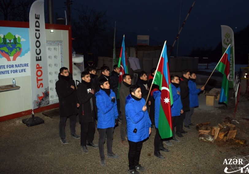 Дорога Лачин-Ханкенди: Мирная акция азербайджанских экоактивистов продолжается 51 день
