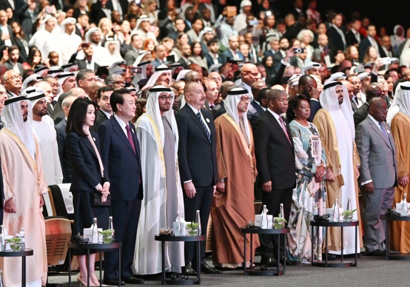 Ильхам Алиев принял участие в церемонии открытия Недели устойчивого развития Абу-Даби (Фото)
