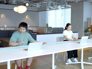 Ростом с человека: японцы переизобрели клавиатуру