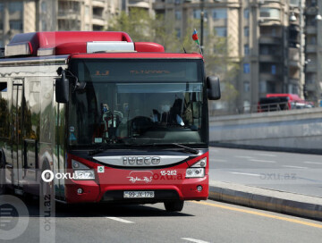 Стоимость проезда на автобусе нового экспресс-маршрута снижена до 50 гяпиков