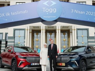 Эрдоган получил первый электромобиль Togg (Видео)