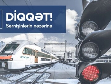 График движения поезда Баку-Сумгайыт временно изменен (Фото)