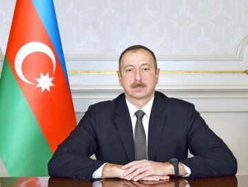 Ильхам Алиев поделился публикацией в связи с 8 Марта
