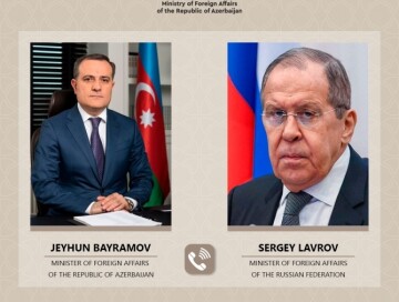 Джейхун Байрамов и Сергей Лавров обсудили делимитацию границы с Арменией