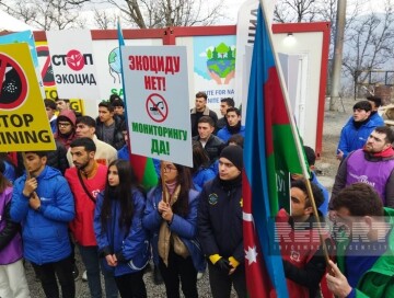 Экоакция на дороге Ханкенди-Лачын продолжается 99 дней: требования неизменны