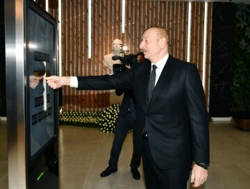 Президент Ильхам Алиев принял участие в открытии «Бакинского дома МСБ» (Фото)