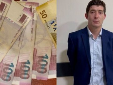 В Баку задержан мужчина, пытавшийся ограбить женщину возле банкомата (Видео)