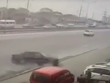 Распространились кадры серьезной аварии на дороге Баку - Сумгайыт (Видео) 