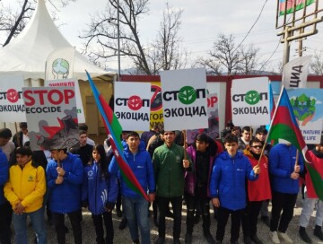Новые группы волонтеров прибыли для поддержки акции на дороге Лачин-Ханкенди (Фото)