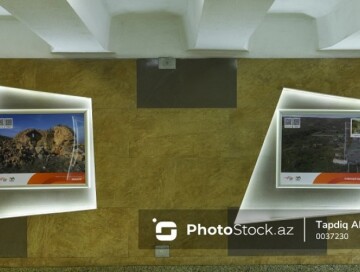 В бакинском метро открылась фотовыставка «Урбицид в Карабахе» (Фото)