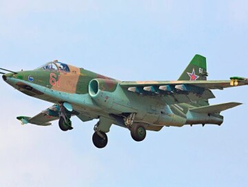 В Украине сбит российский самолет Су-25