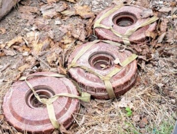 В Лачинском районе обнаружены мины (Видео)