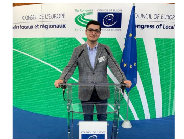 Студент БГУ участвовал в заседании Конгресса Совета Европы