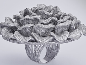 Мировой рекорд: кольцо с 24679 бриллиантами попало в Книгу рекордов Гиннесса