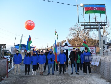 Акция протеста на дороге Ханкенди-Лачин продолжается уже 40 дней (Фото)