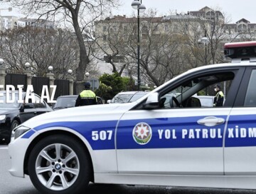 Дорожная полиция поздравила народ Азербайджана с праздником Новруз