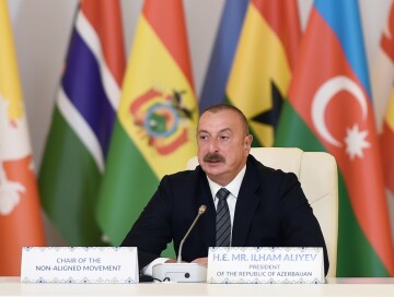 Президент Азербайджана: «Мы будем продолжать бороться против несправедливости»