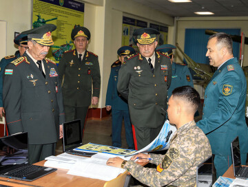 Закир Гасанов посетил Военный институт Сухопутных войск в Алматы (Фото)