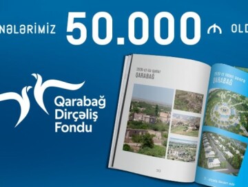 Крупное пожертвование в Фонд возрождения Карабаха