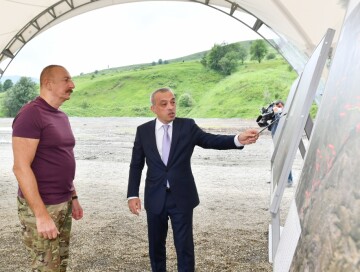 Президент Азербайджана посетил Гейгель, Кяльбаджар и Лачин (Фото)
