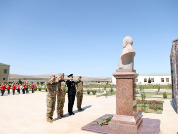 В Н-ской воинской части состоялось мероприятие, посвященное «Году Гейдара Алиева» (Фото-Видео) 
