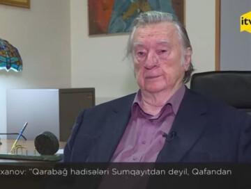 Александр Проханов: «Карабахские события начались не с Сумгайыта, а с Гафана» (Видео)