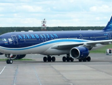 Самолет рейса Баку-Москва по технической причине вернулся в аэропорт
