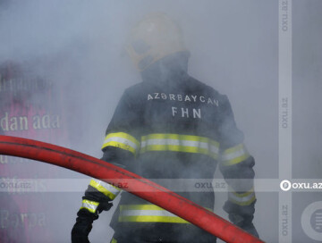 Пожар в Сабирабаде - МЧС опровергло информацию об отравлении сотрудников ведомства