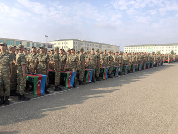 Церемония принятия присяги прошла в частях Азербайджанской армии (Фото)