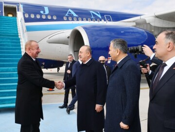 Президент Ильхам Алиев прибыл с рабочим визитом в Турцию (Фото)